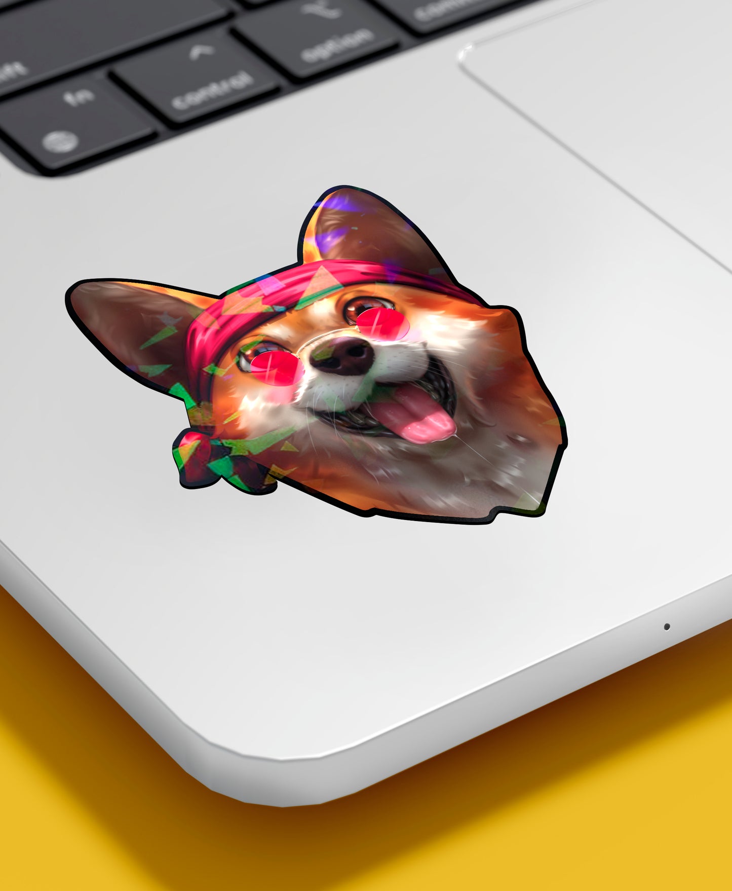 COOL CORGI - Sticker Holographique